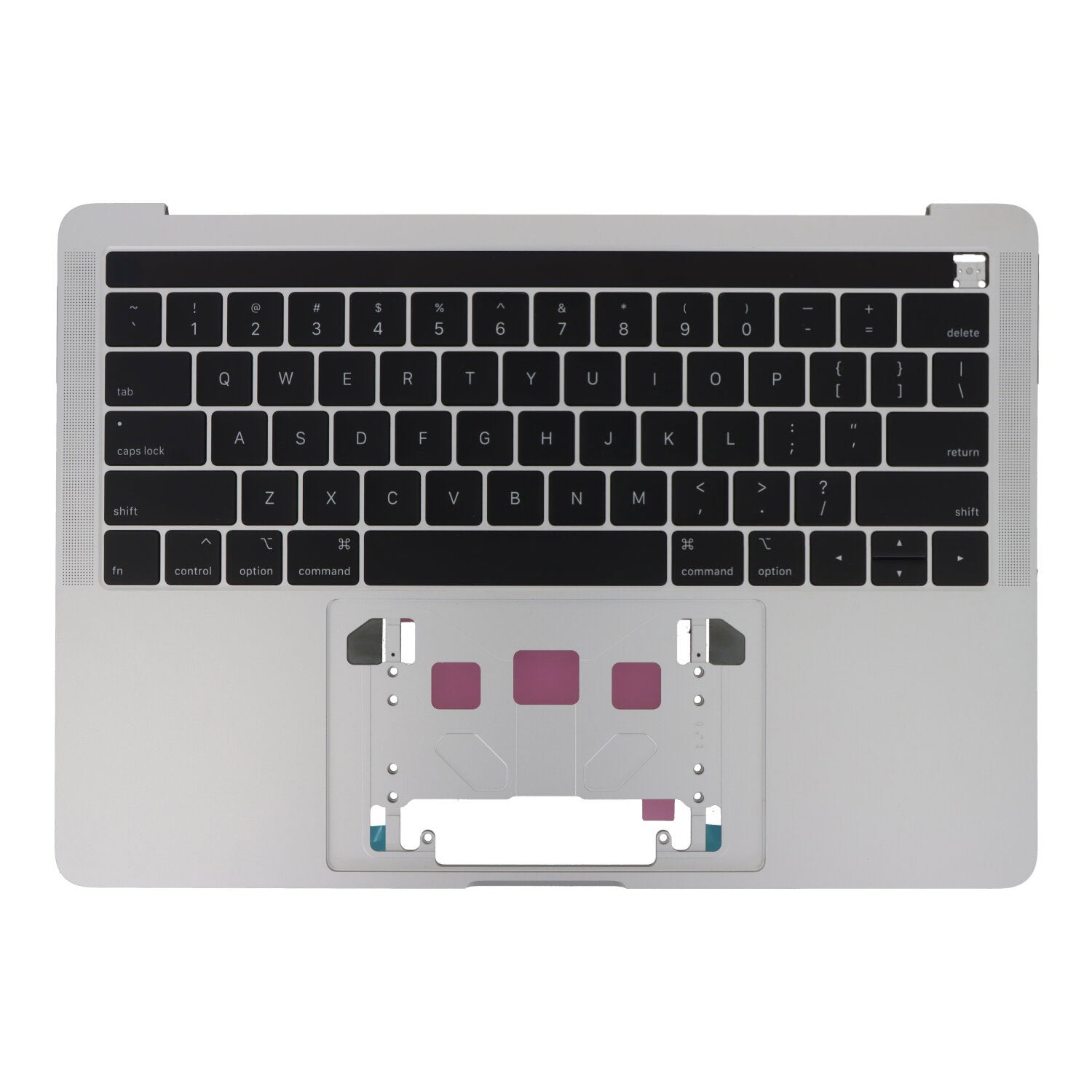 Topcase en toetsenbord met Touch Bar voor Macbook Retina Pro 13" A1989 USA Versie Zilver Origineel