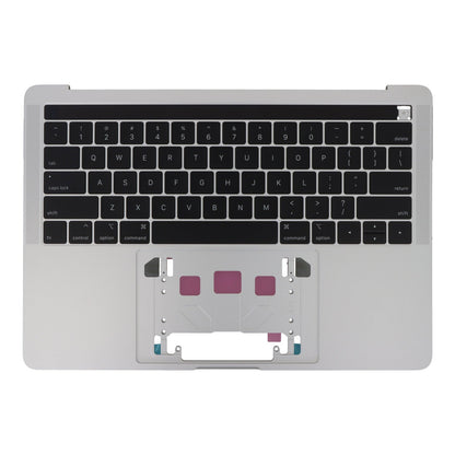 Topcase en toetsenbord met Touch Bar voor Macbook Retina Pro 13" A1989 USA Versie Zilver Origineel