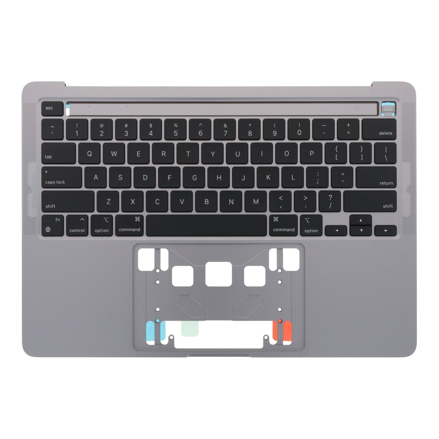 Topcase en Toetsenbord voor MacBook Pro 13.3" M1 A2338 USA Versie Grijs Origineel