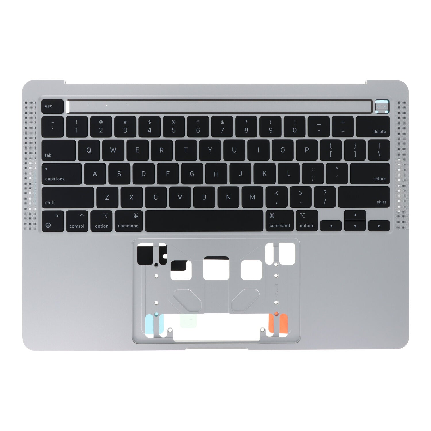 Topcase met toetsenbord voor MacBook Pro 13.3" M1 A2338 USA versie zilver origineel