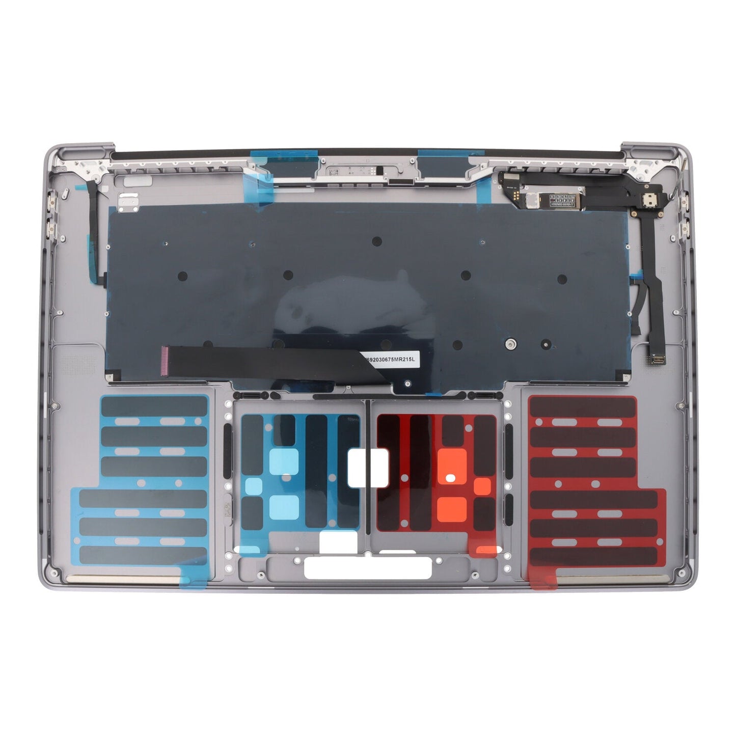Topcase + Toetsenbord met Touch Bar voor Macbook Pro 16" 2019 A2141 Franse versie 2019 - 2020 Grijs Origineel