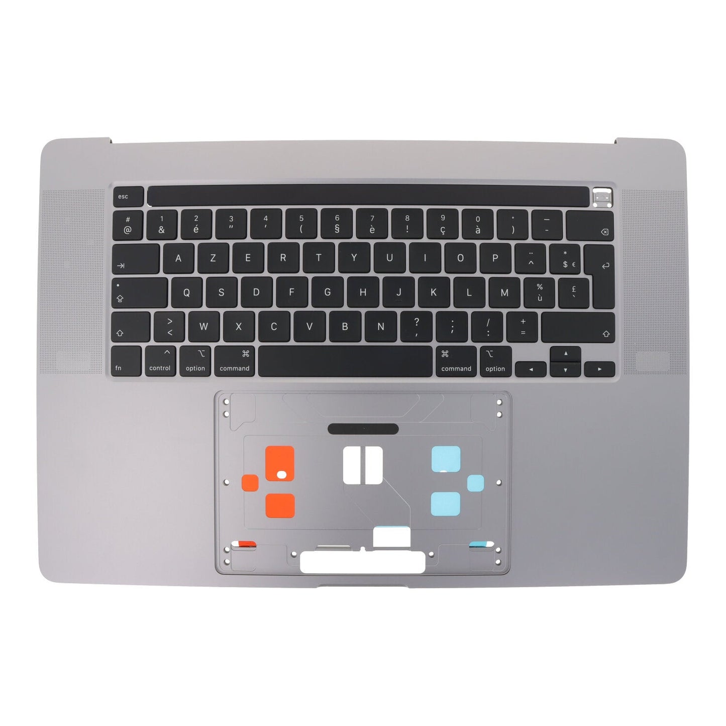 Topcase + Toetsenbord met Touch Bar voor Macbook Pro 16" 2019 A2141 Franse versie 2019 - 2020 Grijs Origineel