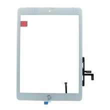 Touchscreen en plaklaag met vingerafdruksensor flexkabel voor iPad 9.7 2017 (iPad 5th) wit OEM