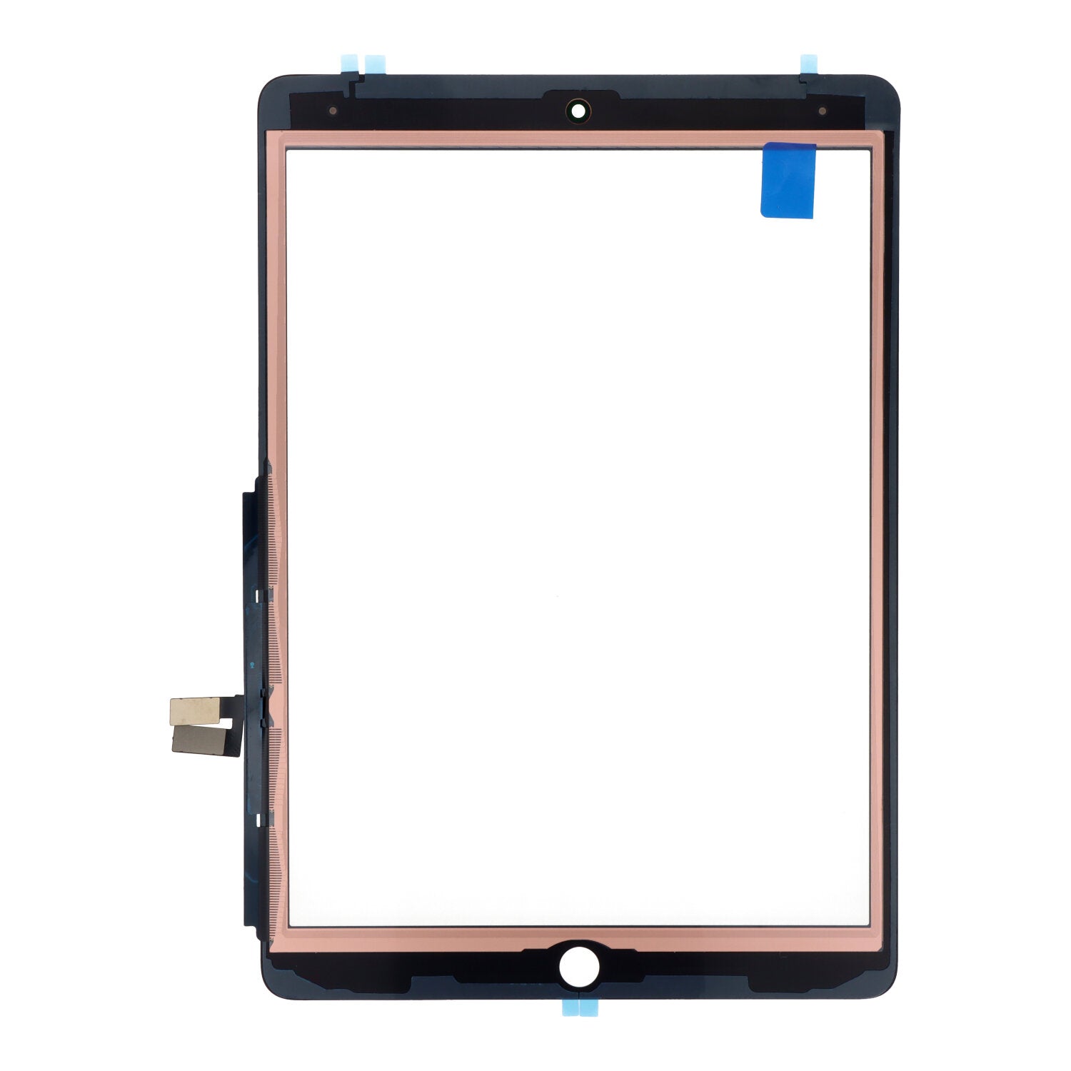 Touchscreen + plaklaag voor iPad 10.2 2021 (iPad 9th) Zwart HQ