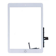 Touchscreen + touchscreen plaklaag met vingerafdruksensor flexkabel voor iPad 9.7 2018 (iPad 6e) Wit OEM