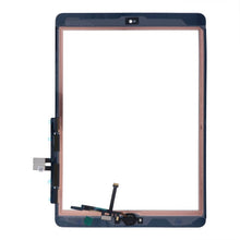 Touchscreen + touchscreen plaklaag met vingerafdruksensor flexkabel voor iPad 9.7 2018 (iPad 6e) Wit OEM