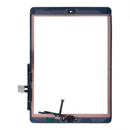 Touchscreen + touchscreen plaklaag met vingerafdruksensor flexkabel voor iPad 9.7 2018 (iPad 6e) Wit OEM