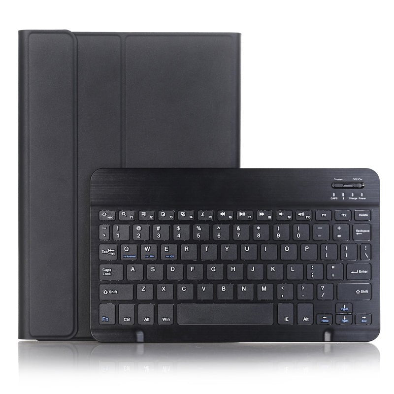 TPU hoes met afneembaar toetsenbord en pennensleuf voor iPad Air 11 2024 zwart
