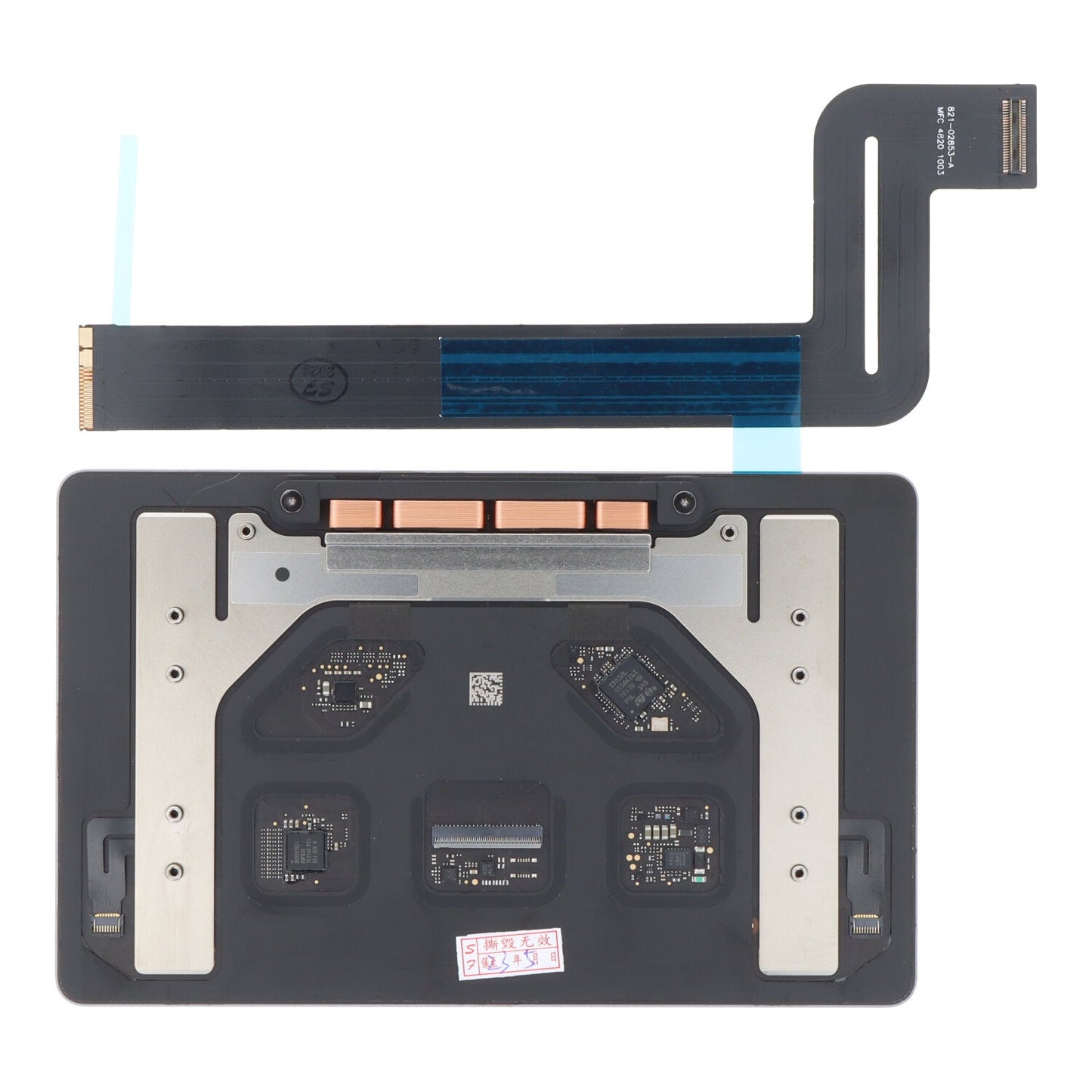 Trackpad met flexkabel voor MacBook Pro 13.3" M1 A2338 grijs origineel