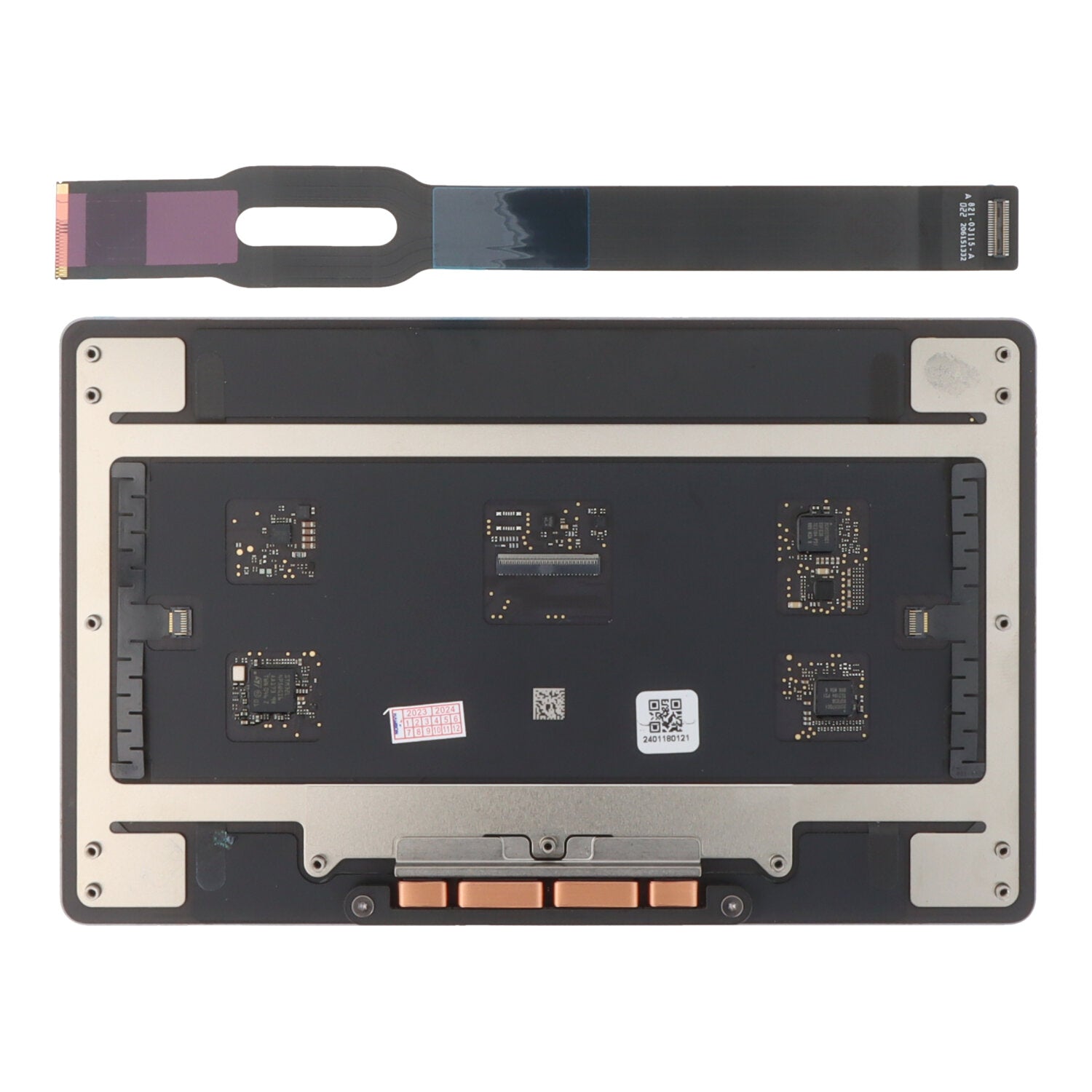 Trackpad met flexkabel voor MacBook Pro 16" 2021 A2485 grijs origineel