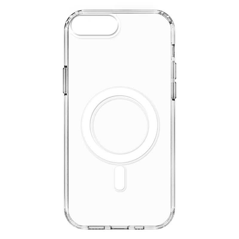 Transparante MagSafe anti - schok TPU hoes voor iPhone 7/8 met doos verpakking