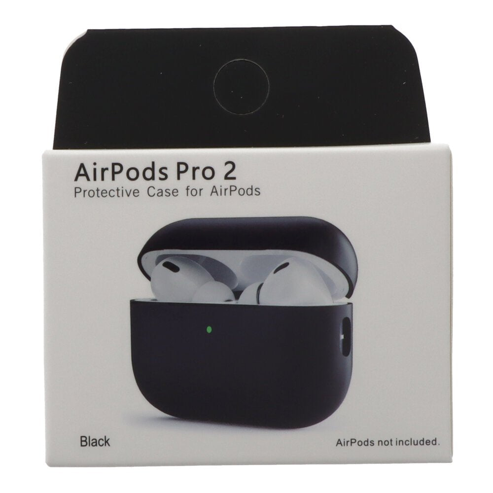 Ultra - dunne liquid siliconen hoes voor AirPods Pro 2nd Black