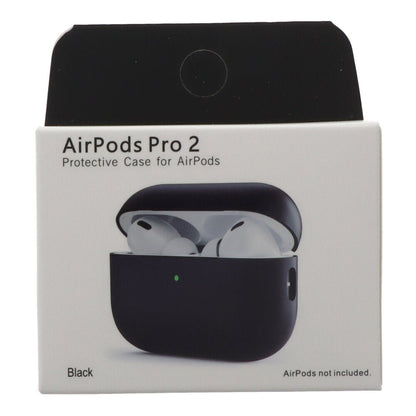 Ultra - dunne liquid siliconen hoes voor AirPods Pro 2nd Black