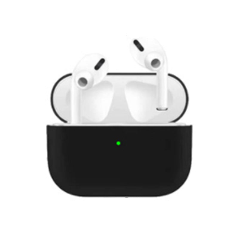 Ultra - dunne liquid siliconen hoes voor AirPods Pro zwart