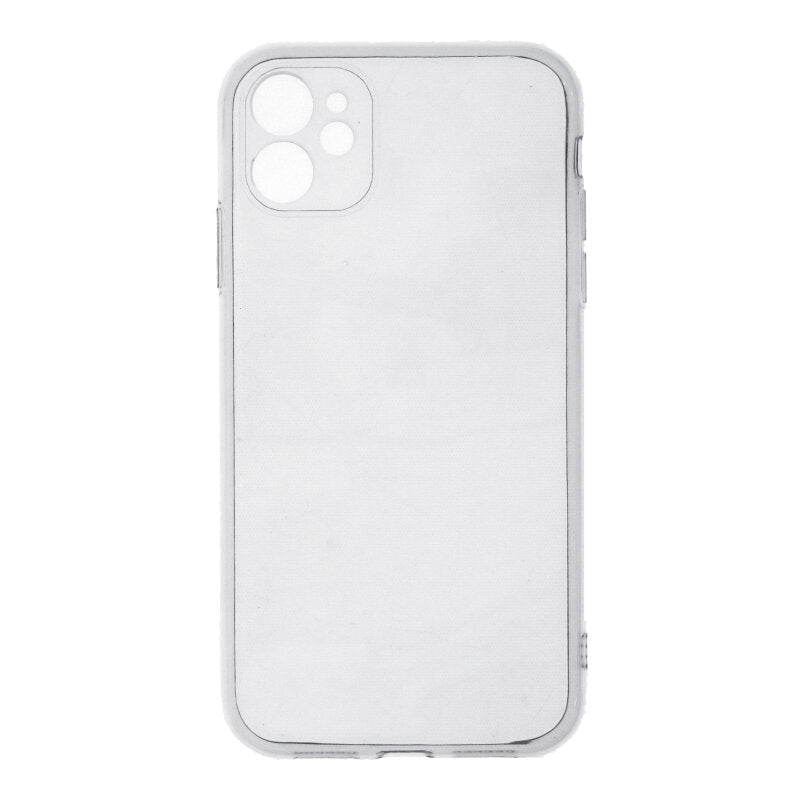 Ultra - dunne transparante TPU hoes met precieze uitsparingen voor iPhone 11 transparant