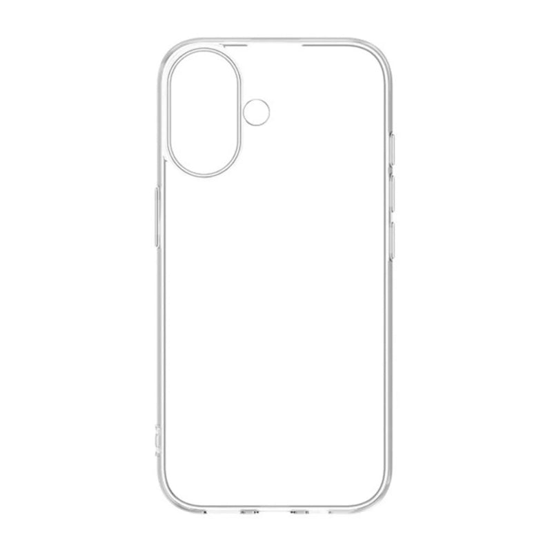 Ultradunne TPU achterkant voor iPhone 17 transparant