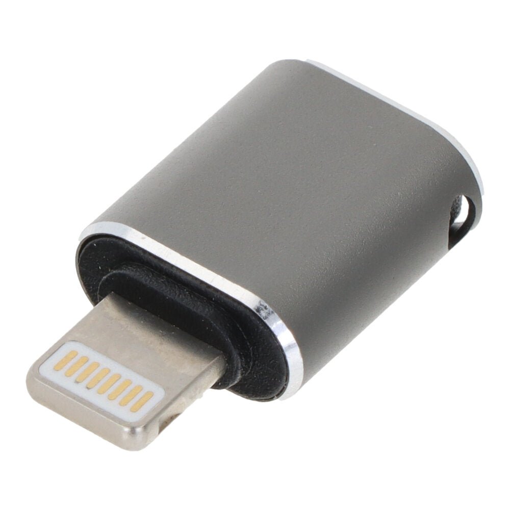 USB - C (Female) naar Lightning (Male) 20W PD Sneloplader Rechte Adapter