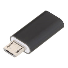 USB - C (Female) naar Micro USB (Male) Adapter Zwart