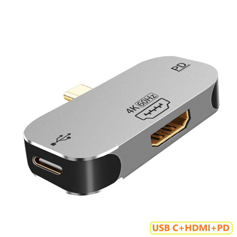 USB - C naar HDMI + USB - C*2 PD snellader/4K display dockingstation voor Nintendo Switch