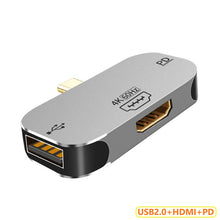 USB - C naar HDMI + USB + USB - C PD Snellader/4K Gelijke Scherm Docking Station voor Nintendo Switch