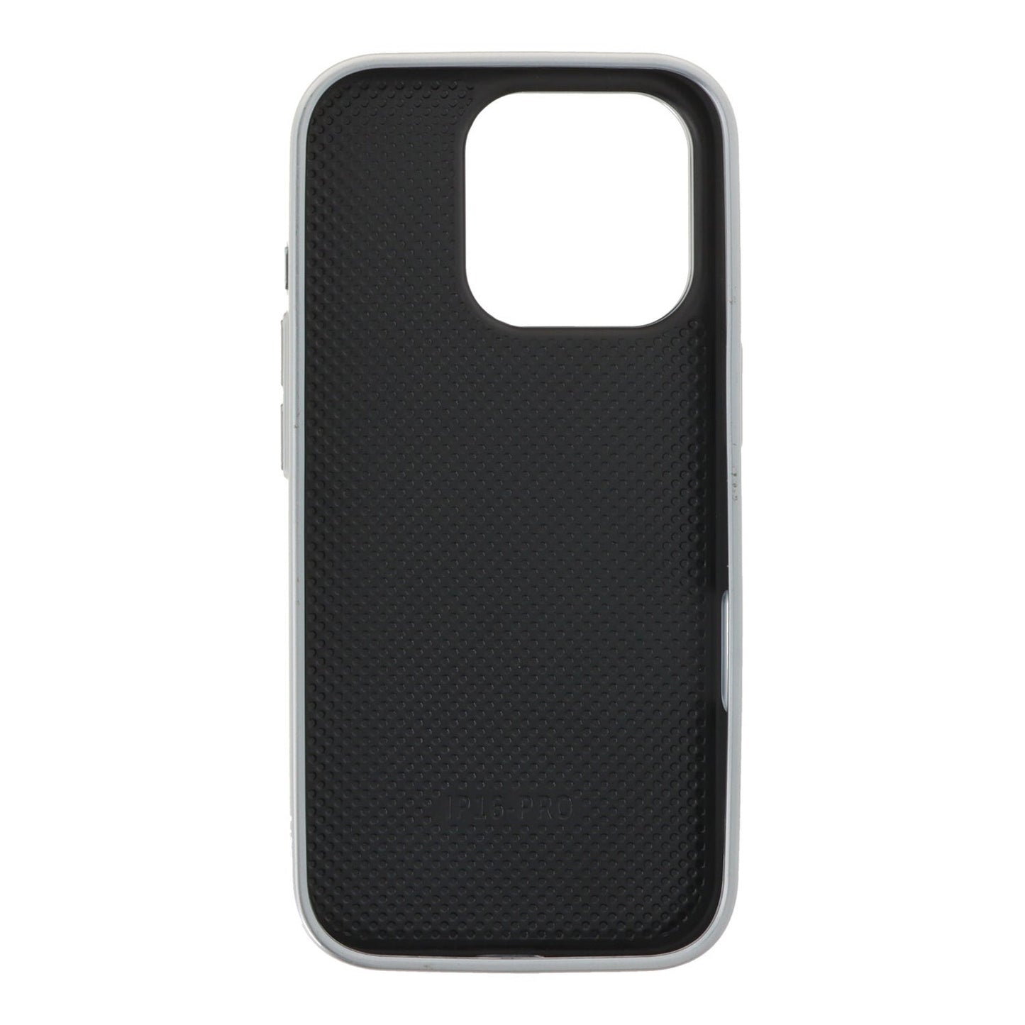 Vloeibare Metaal Look Magneet Hoesje voor iPhone 16 Pro Zilver