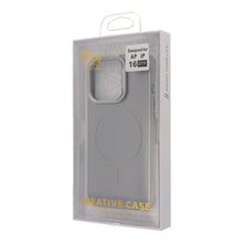 Vloeibare Metaal Look Magneet Hoesje voor iPhone 16 Pro Zilver