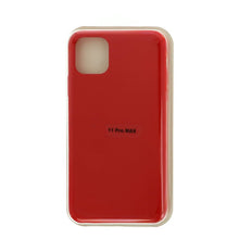 Vloeibare siliconen hoes voor iPhone 11 Pro Max rood