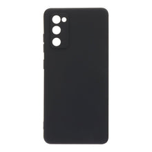 Volkleurige liquid silicone hoes voor Samsung Galaxy S20 FE zwart