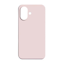 Volle effen kleur vloeibare siliconenhoes zonder logo voor iPhone 16 Pink