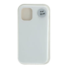 Volledig dekkende vloeibare siliconen hoes voor iPhone 12 Mini wit zonder logo