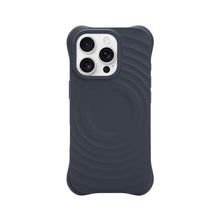 Volledig effen kleur MagSafe siliconen ripple hoesje met aangepaste zijtoetsen voor iPhone 16 Pro zwart