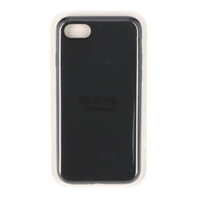 Volledig pure kleur liquid siliconen hoes zonder logo voor iPhone 7/8 zwart