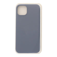 Volledig pure kleur vloeibare siliconen hoes zonder logo voor iPhone 16 Pro Midnight Blue