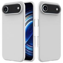 Volledig puur silicone hoesje zonder logo voor iPhone 17 Pro wit