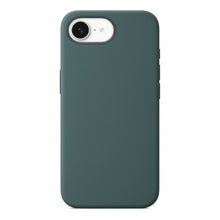 Volledig zuivere kleur vloeibare siliconen hoes zonder logo voor iPhone 16E groen