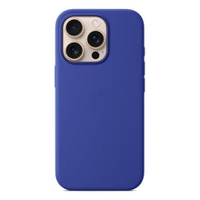 Volledige Pure Kleur MagSafe Siliconen Hoes met Logo voor iPhone 16 Pro Ultramarine