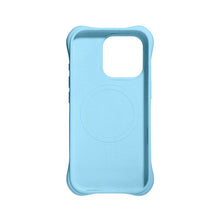 Volledige pure kleur magsafe vloeibare siliconen ripple hoesje met aangepaste zijknoppen gat voor iPhone 16 blauw