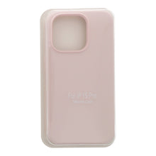 Volledige Pure Kleur Vloeibare Siliconen Hoes Voor iPhone 15 Pro Roze