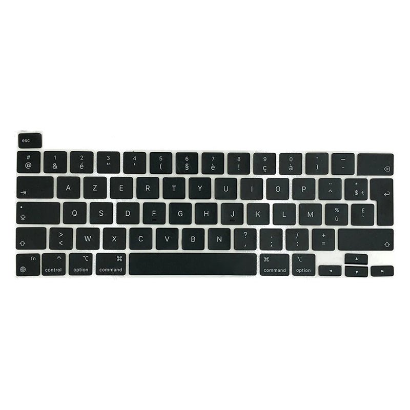 Volledige set toetsenbordtoetsen voor MacBook Pro 13.3" M1 A2338 / Pro 13" M2 A2338 Franse Versie Zwart Origineel
